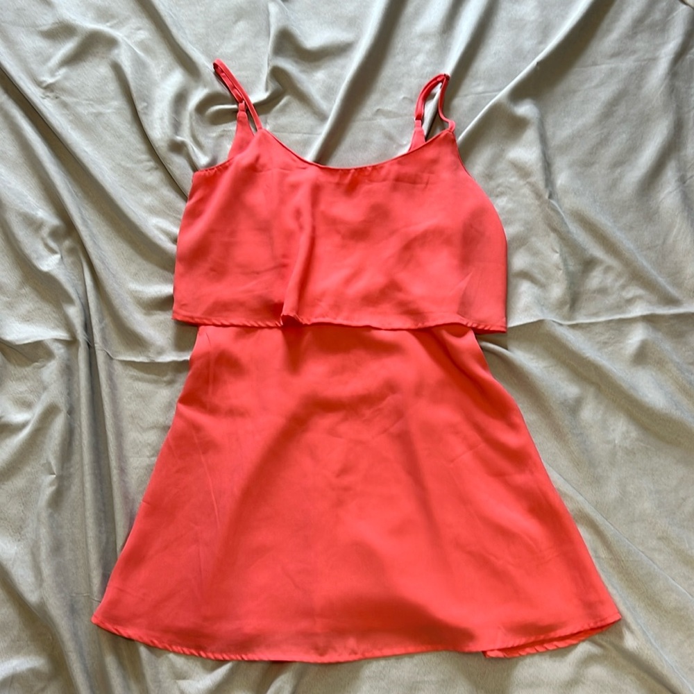 Coral dress